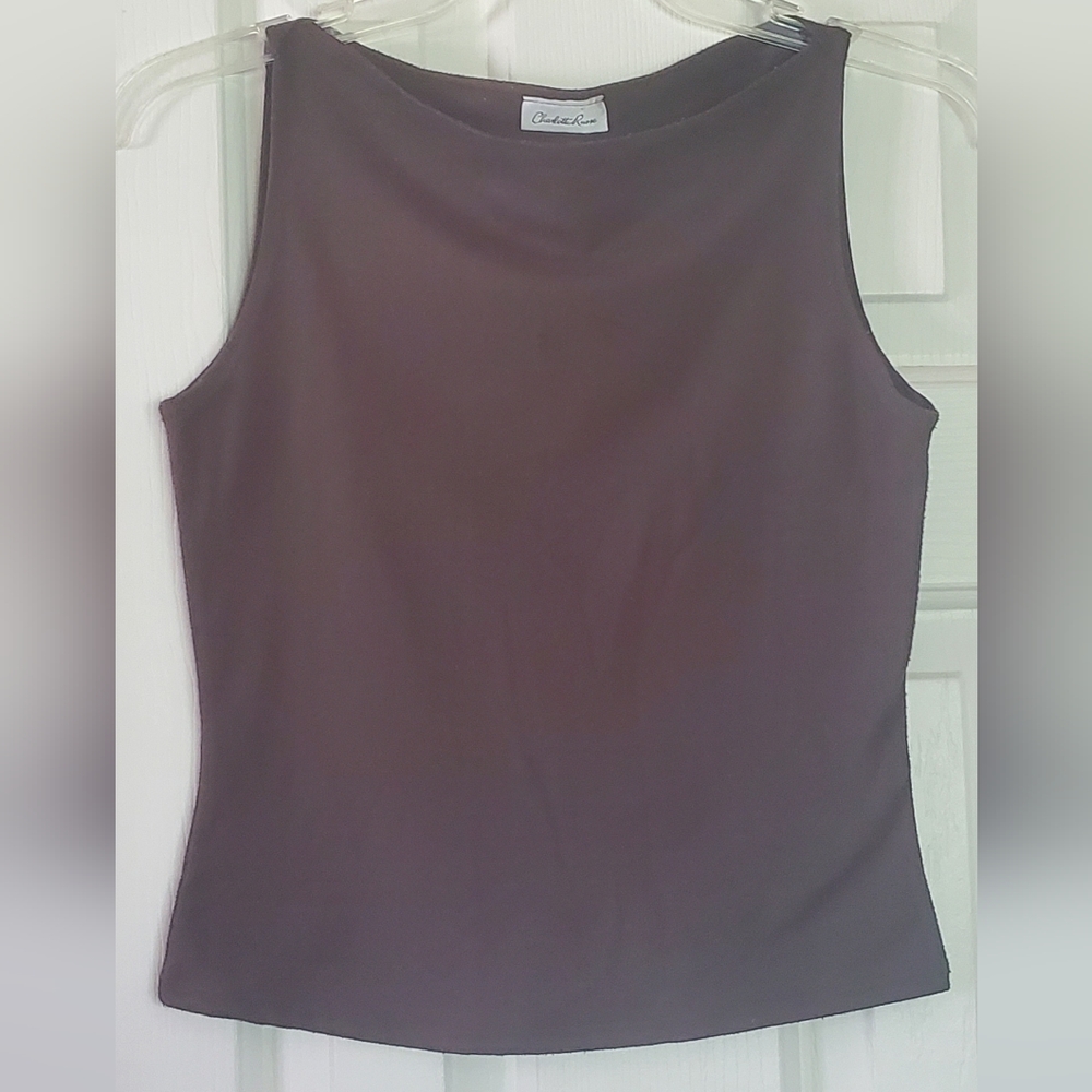 🛑 Army Green Charlotte Russe Sleeveless Top 🚔